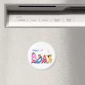 Happy Birthday Magnet Baby Partij Magneet (Insitu (Vaatwasser))