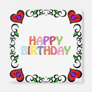 Happy Birthday Magnet Magneet