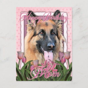 Happy Birthday Mam - German Shepherd - Chance Briefkaart