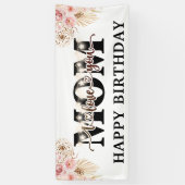 Happy Birthday Mam Party Spandoek (Verticaal)