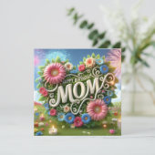 Happy Birthday mama Kaart (Staand voorkant)