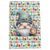 Happy Birthday Medium Cadeauzakje (Voorkant)