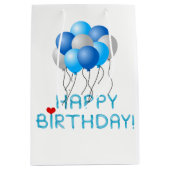 Happy Birthday Medium Cadeauzakje (Voorkant)