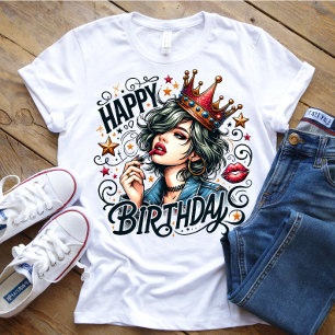 Happy Birthday meisje T-shirt