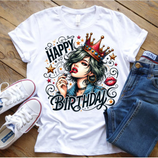 Happy Birthday meisje T-shirt