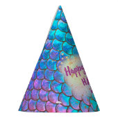 Happy Birthday mermaid Feesthoedjes (Links)