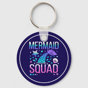 Happy Birthday Mermaid Squad-68296 Sleutelhanger