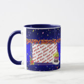 Happy Birthday met Confetti Photo Lijst Mok (Links)