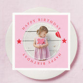 Happy Birthday met foto Servet