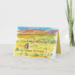 Happy Birthday Metal Detasting Desert Treasers Kaart