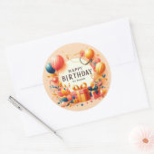 Happy Birthday mijn vriend sticker (Envelop)