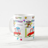 Happy Birthday Mok Clown Car (Voorkant links)