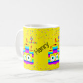 Happy Birthday Mok Confetti (Voorkant links)