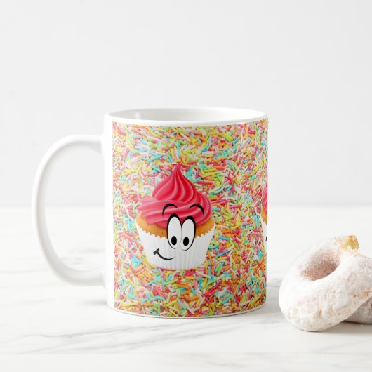 Happy Birthday Mok Cupcake (Met donut)