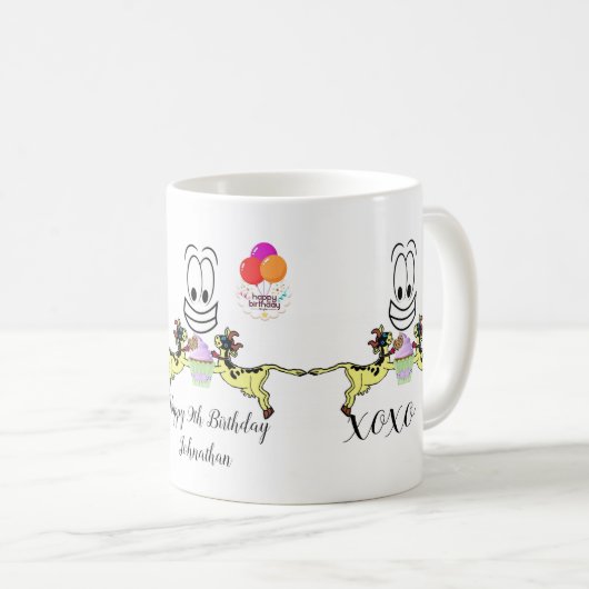 Happy Birthday Mok Koe Cupcake (Voorkant rechts)