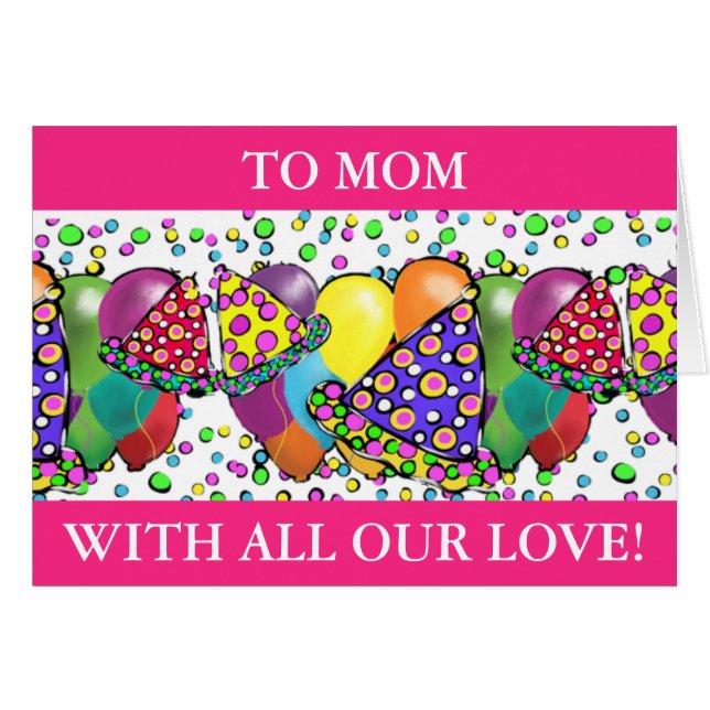 HAPPY BIRTHDAY MOM (Voorkant Horizontaal)