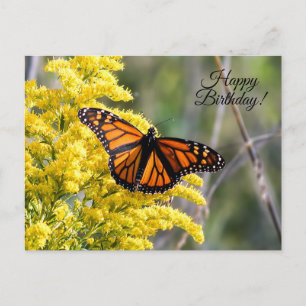 Happy Birthday Monarch Butterfly Briefkaart