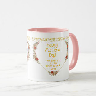 Happy Birthday Mothers Day Gift Family Photo Mug Mok