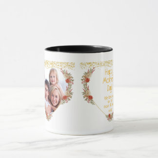 Happy Birthday Mothers Day Gift Family Photo Mug Mok