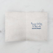 Happy Birthday Mouse in Pocket Kaart (Binnen)