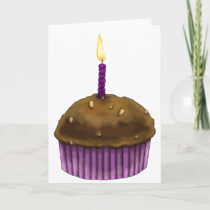Happy Birthday Muffin Kaart
