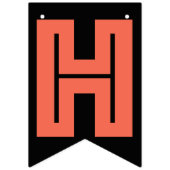 HAPPY BIRTHDAY = MULTICOLORED OP ZWARTE ACHTERGRON VLAGGETJES (Tweede vlag)