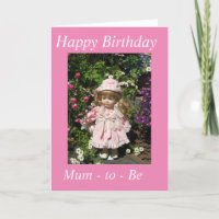 Happy Birthday Mum - to-be-kaart