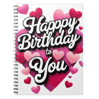 Happy Birthday Notitieboek
