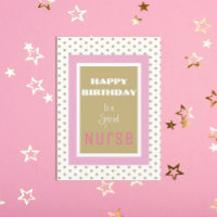Happy Birthday Nurse wenskaart