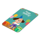 Happy birthday of the dog magneet (Linkerzijde)