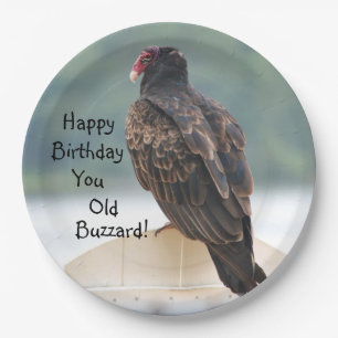Happy Birthday Old Buzzard Papieren Bordje