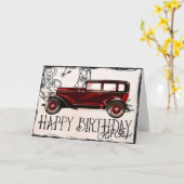 Happy Birthday Old Chap Kaart (Gele Bloem)
