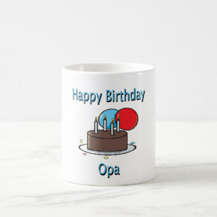 Happy Birthday Opa German Grandpa Birthday Design Koffiemok