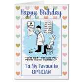 Happy Birthday Optician (Voorkant)