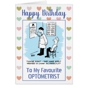 Happy Birthday Optometrist