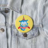 Happy Birthday Owl Ronde Button 7,6 Cm (In situ)