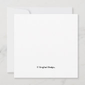 Happy Birthday paarse bloemige heldere kleurrijke  Kaart (Achterkant)