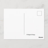 Happy Birthday paarse krokussen bloemen boho schat Briefkaart (Achterkant)