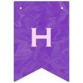  Happy Birthday Paarse Party Banner (Tweede vlag)