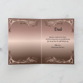 Happy Birthday Pap Foto OAX1 Kaart (Binnen)