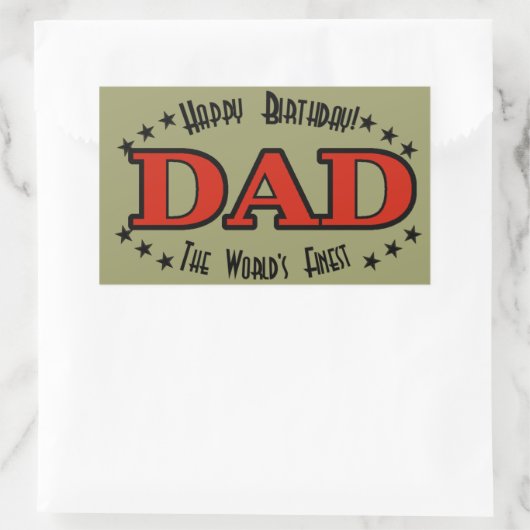 Happy Birthday Pap Label (Tas)