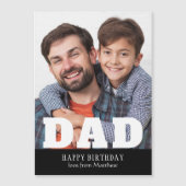 Happy Birthday Pap Modern Persoonlijke foto (Voorkant)