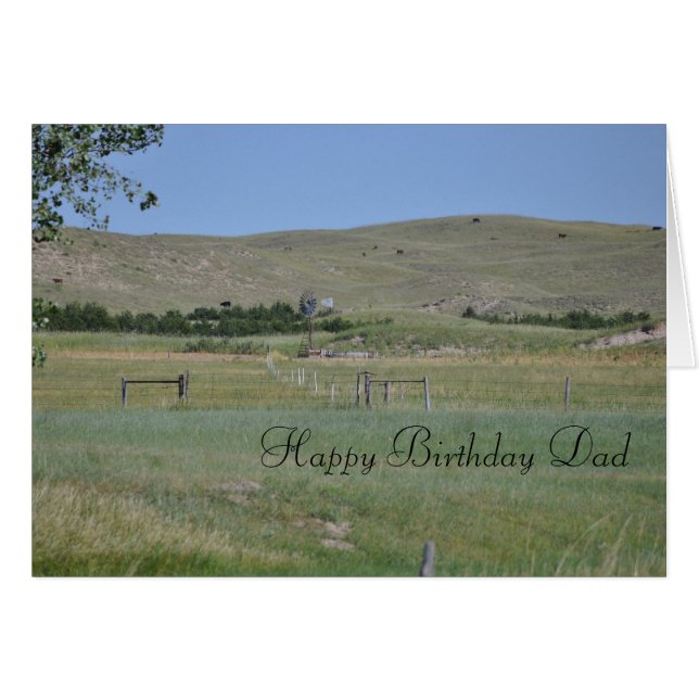 Happy Birthday papa (Voorkant Horizontaal)