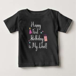Happy Birthday Papa Baby T-shirt