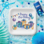 Happy Birthday Paper Bord (Feest)