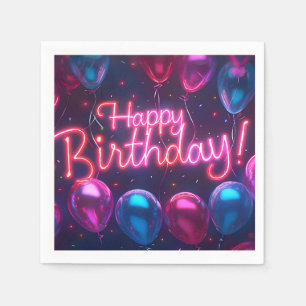 Happy Birthday Paper Napkin Servet