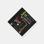 Happy Birthday Paper Napkins Julia Servet (Hoek)