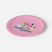 Happy Birthday Papieren Bordje (Gekanteld)