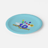 Happy Birthday Papieren Bordje (Gekanteld)