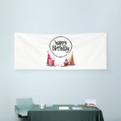 Happy Birthday Party 4x10 Vinyl Banner vertaalt na (Beurs)